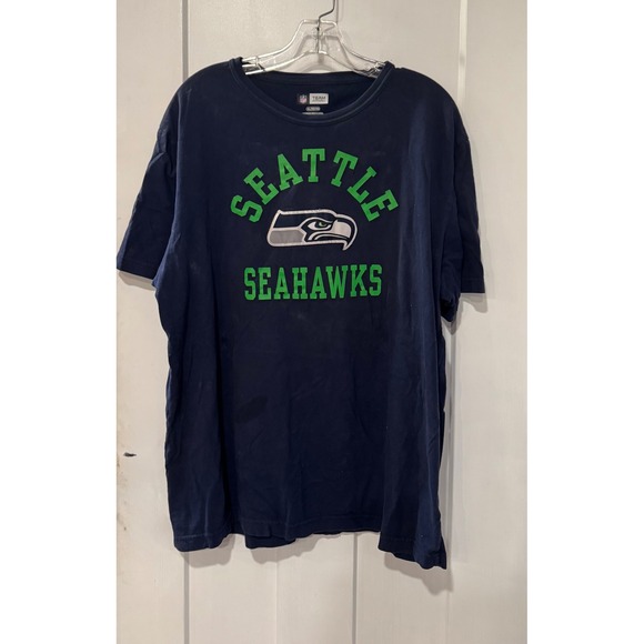 NFL Team Apparel Other - NFL Team Apparel Seattle Seahawks Navy Blue Graphic T-Shirt Mens XL Short Sleeve